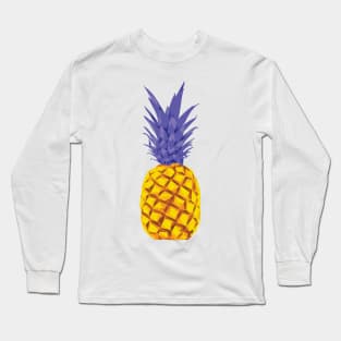 Purple Pineapple Long Sleeve T-Shirt